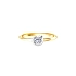 Gold Engagement Ring with Diamond