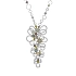 Gold Necklace with Coloured Gems and Diamonds