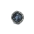Gold Ring with Hematite and Diamonds