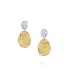 Gold Earrings with Diamonds Marco Bicego Lunaria