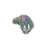Gold Ring with Coloured Gems