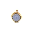 Gold Ring with Chalcedony and Diamond