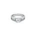 Gold Engagement Ring with Diamonds