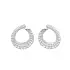 White gold diamond earrings