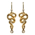 Gold Earrings with Diamonds Carrera y Carrera Mythology Snake Diamond