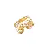 Gold Ring with Diamonds Magerit Hechizo Romance