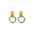 Gold Earrings Carrera y Carrera Vitral Aldaba