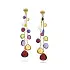 Gold Earrings with Semi Precious Stones Marco Bicego Paradise