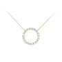 Endless Sparkle of Gold Necklace with Diamonds