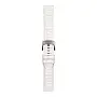 White silicone strap Tissot 21 mm T852.049.245