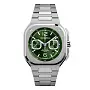 Bell & Ross BR 05 Chrono Green Steel BR05C-GN-ST/SST