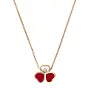 Gold Chopard Happy Hearts Necklace 81A083-5811