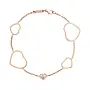 Gold Chopard Happy Hearts Bracelet 857482-5001