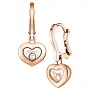 Gold Earrings Chopard Happy Diamonds 83A054-5301