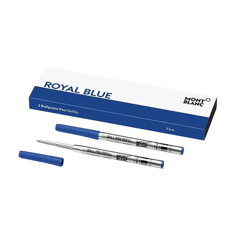 Refill Montblanc for Ballpoint Fine Royals Blue F 128213