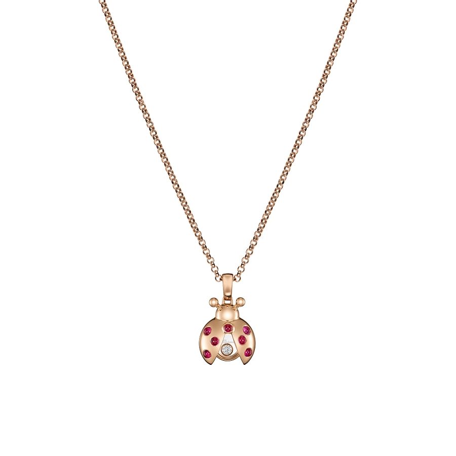 Gold Pendant Chopard Happy Diamonds Ladybird 79A186-5001