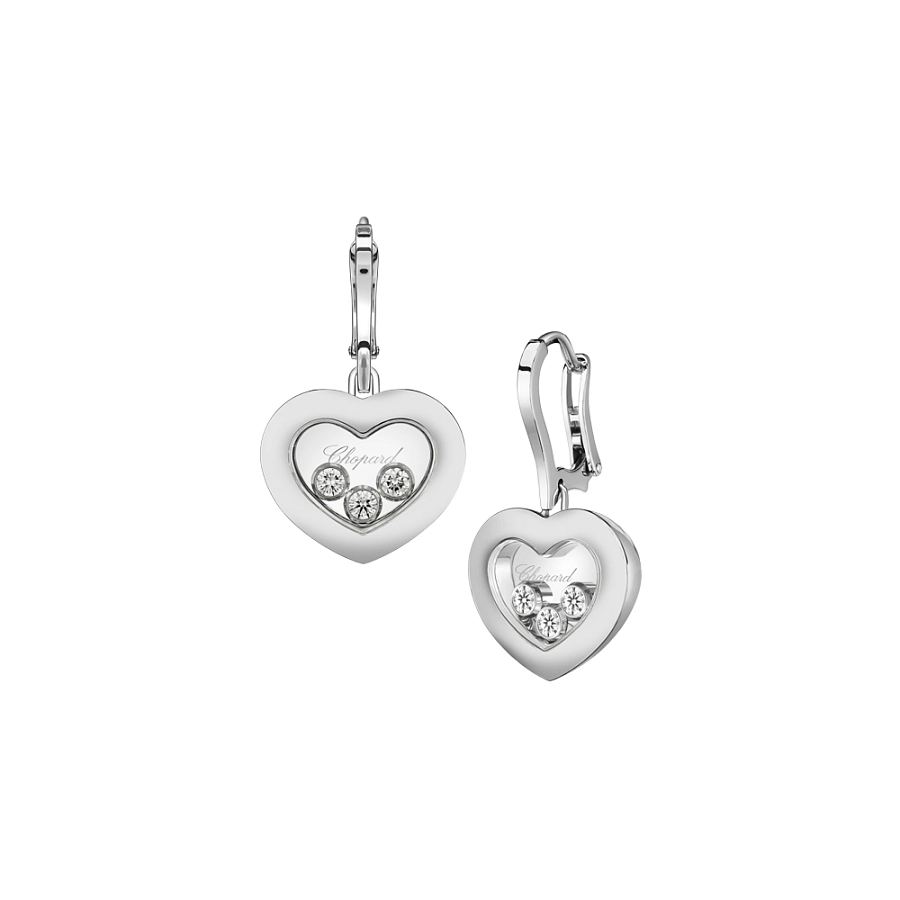 Gold Earrings Chopard Happy Diamonds 83A611-1301