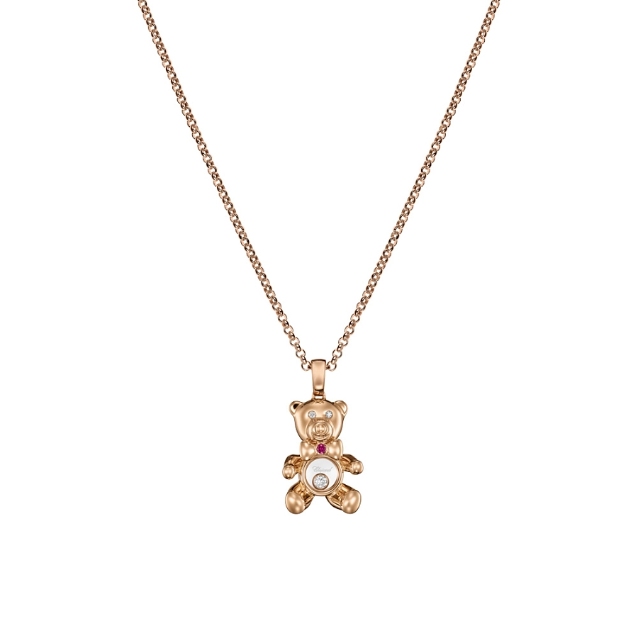 Gold Pendant Chopard Happy Diamonds Teddy Bear 79A188-5001