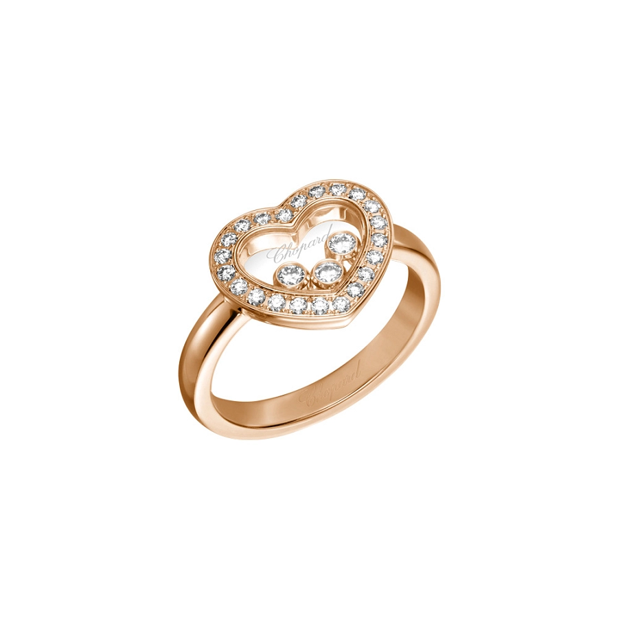 Gold Ring Chopard Happy Diamonds 82A611-5209
