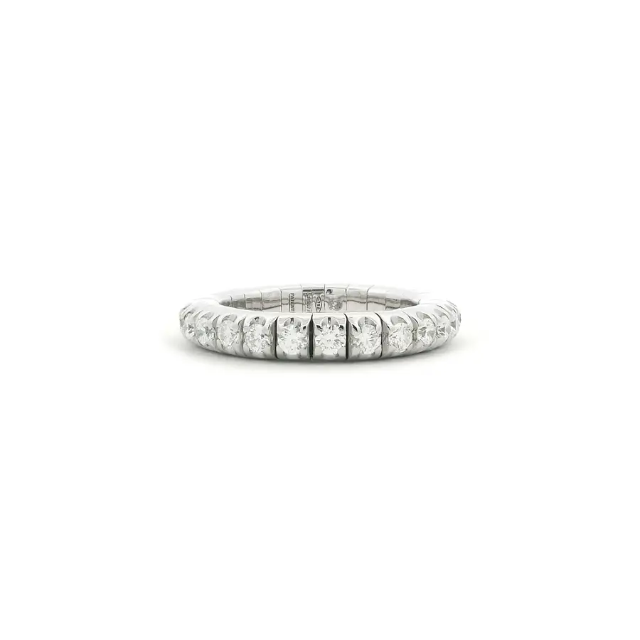 Eternity Ring in 18kt White Gold with Diamonds 1.04 ct