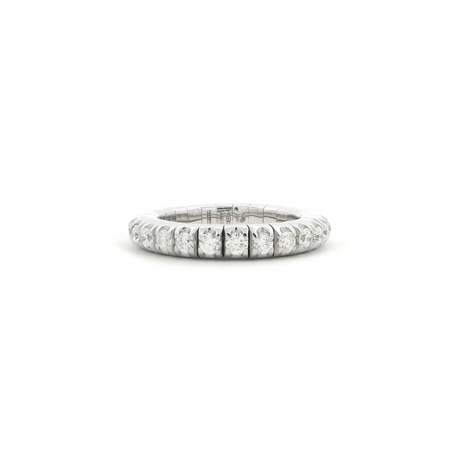 Eternity Ring in 18kt White Gold with Diamonds 1.04 ct