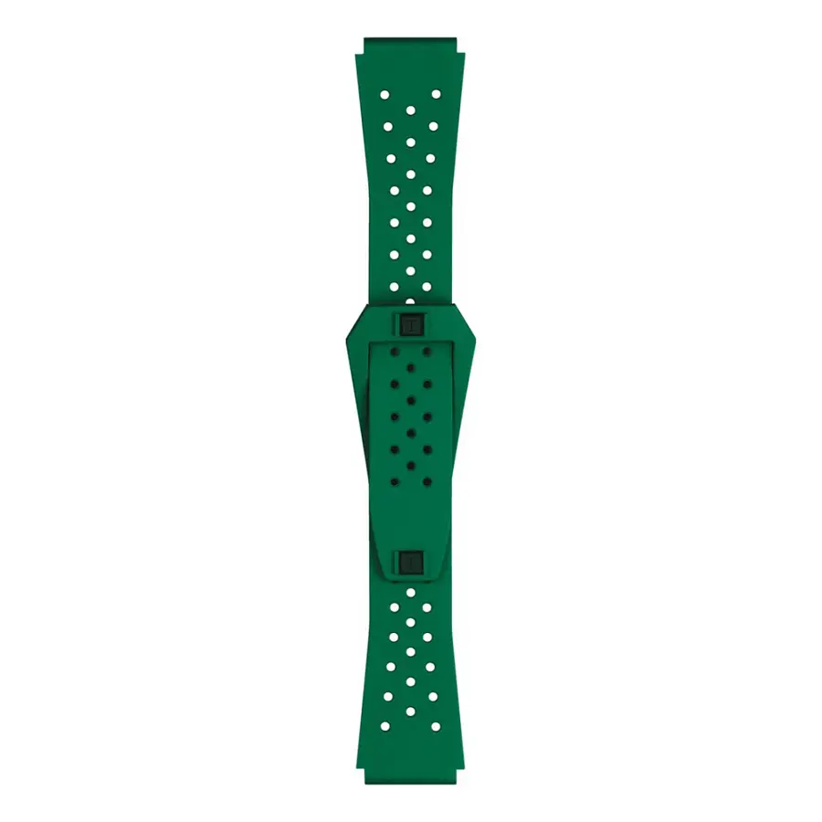 Tissot green Sideral rubber strap 20 mm T852.048.862