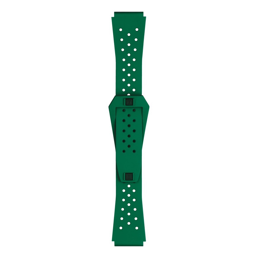 Tissot green Sideral rubber strap 20 mm T852.048.862