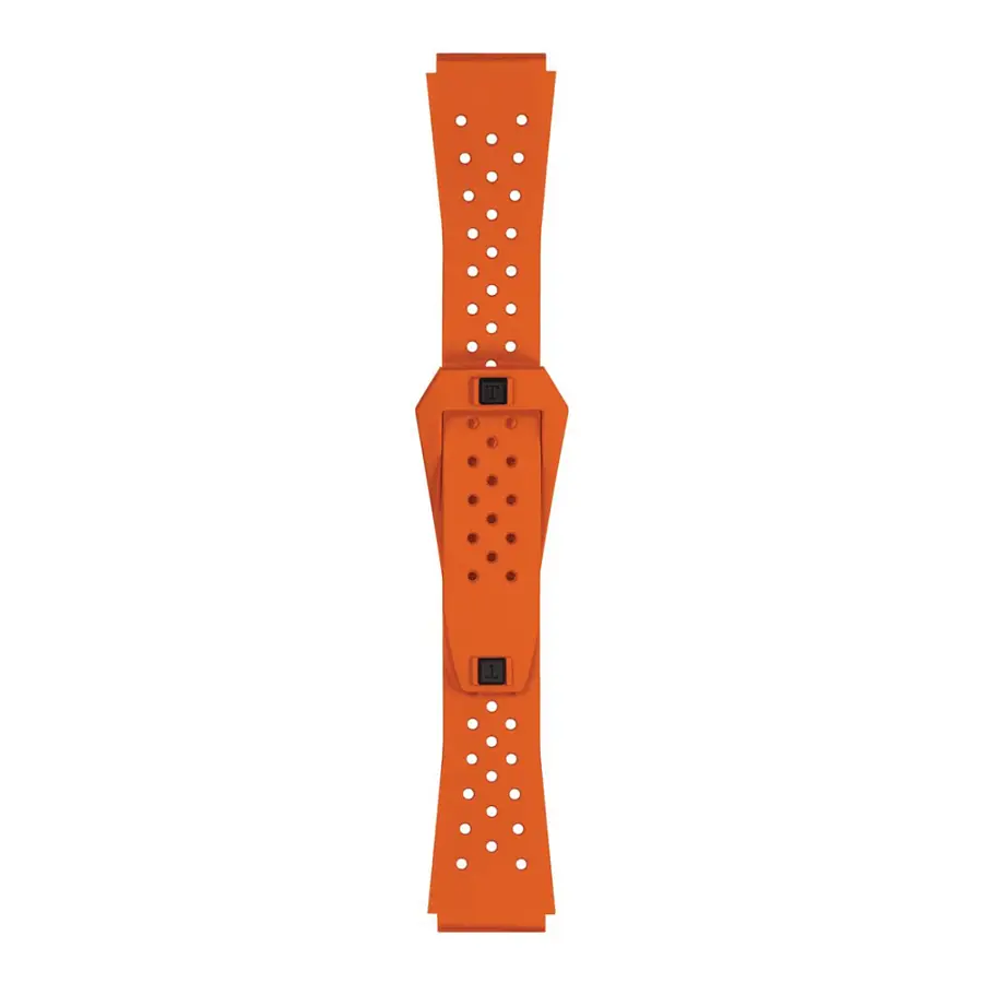 Tissot orange Sideral 20 mm rubber strap T852.048.86