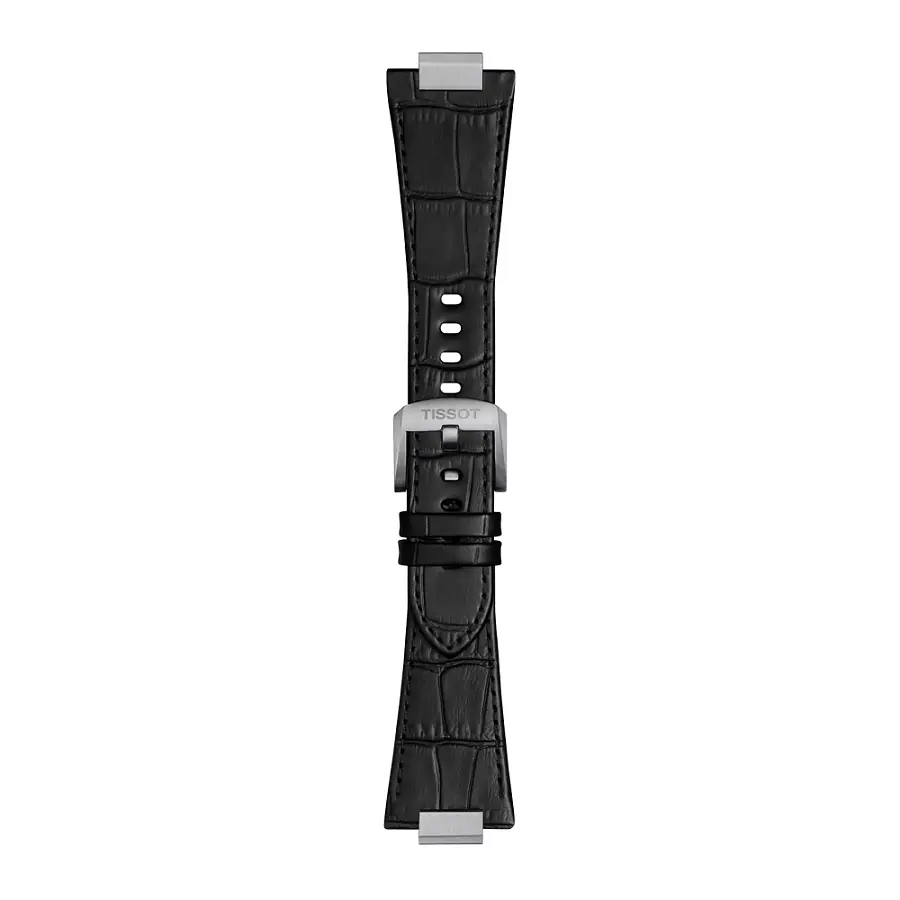 Tissot black leather strap for PRX 42 mm T852.049.415