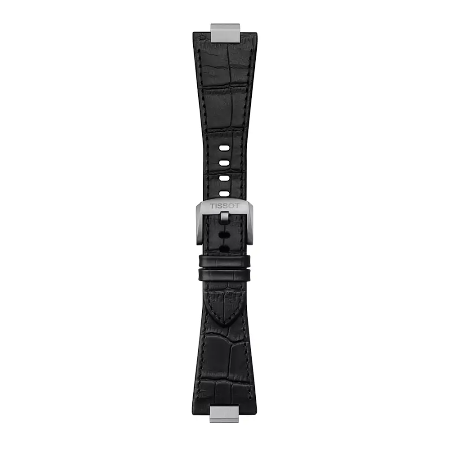 Tissot black leather strap for PRX 40 mm T852.047.562