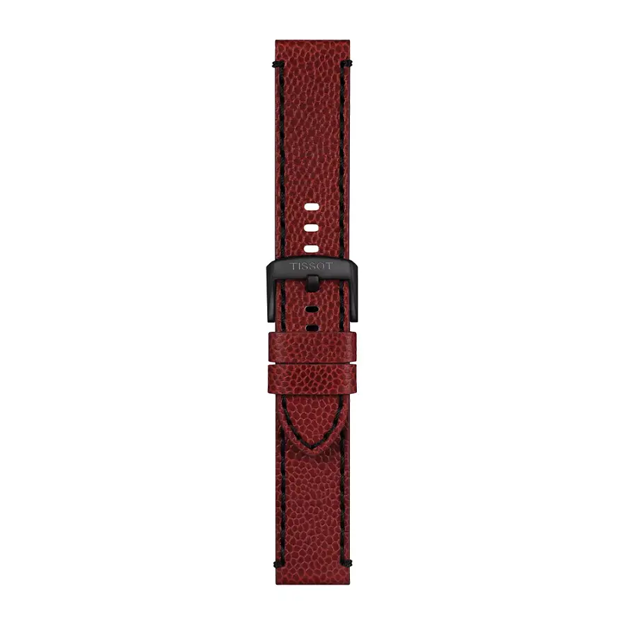 Tissot burgundy leather strap 22 mm T852.049.048
