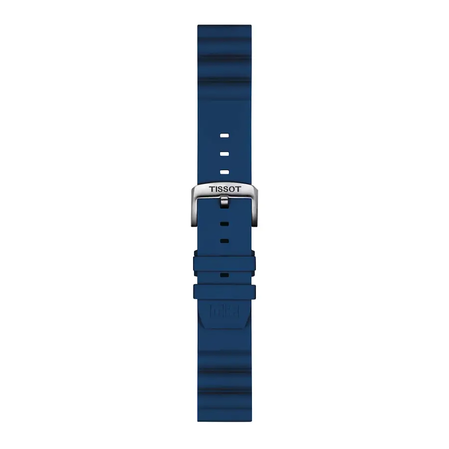 Tissot blue silicone strap 22 mm T852.047.175