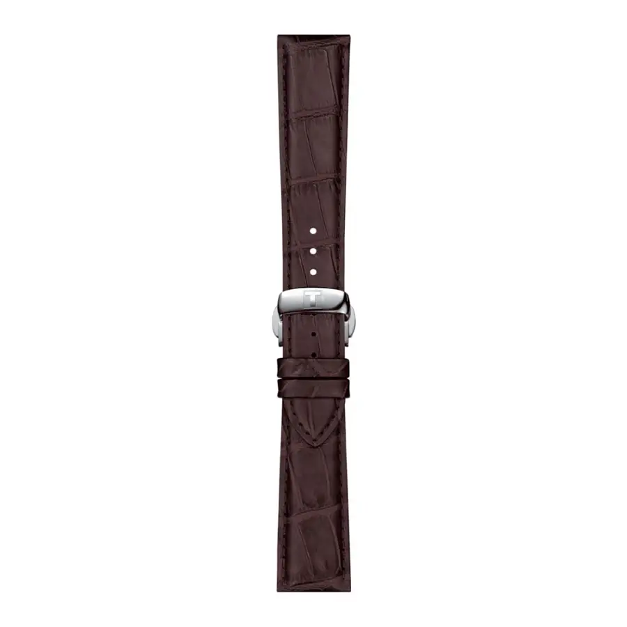 Brown leather strap Tissot 21 mm T852.045.399