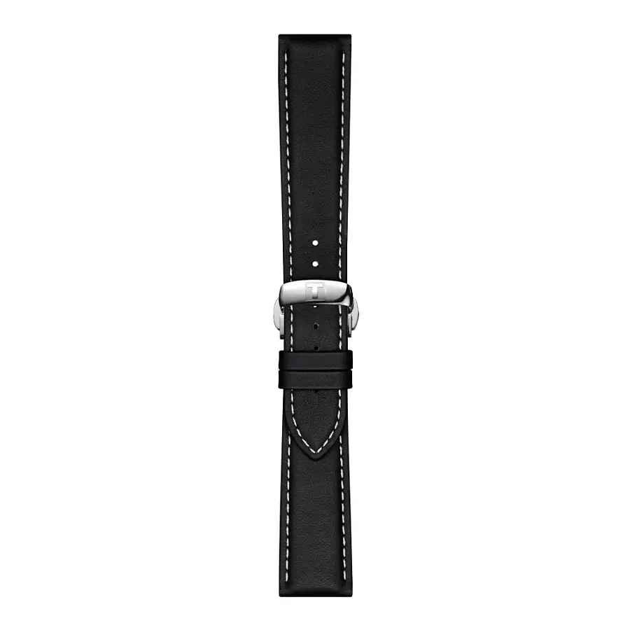 Black leather strap Tissot 21 mm T852.044.599