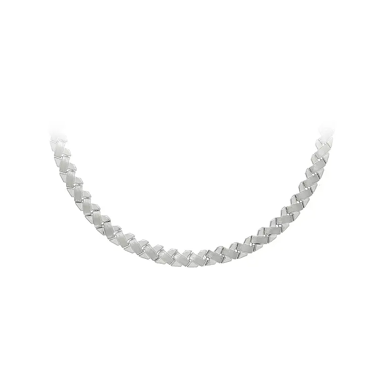 Women’s white gold necklace