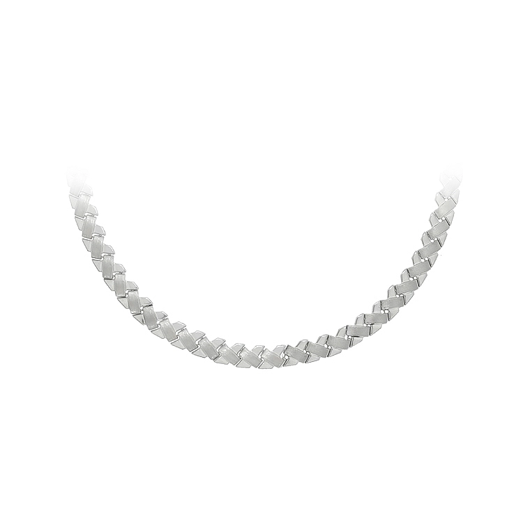 Women’s white gold necklace