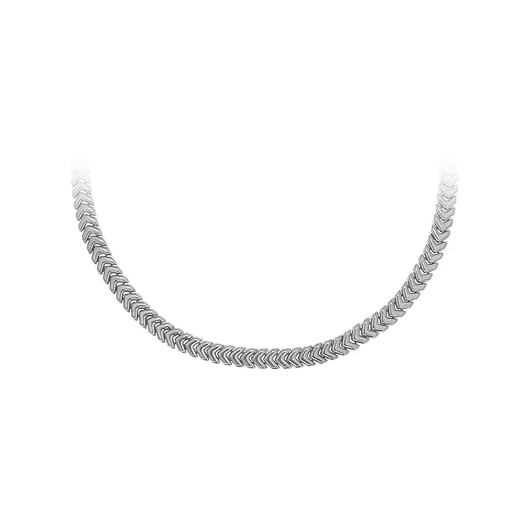 Women’s white gold necklace