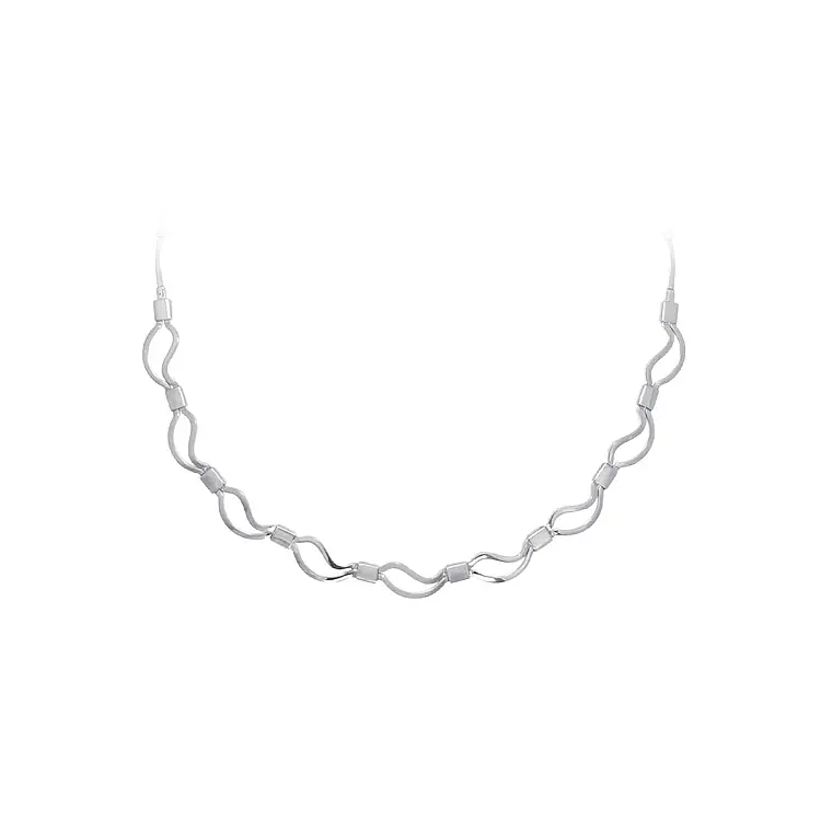 Women’s white gold necklace