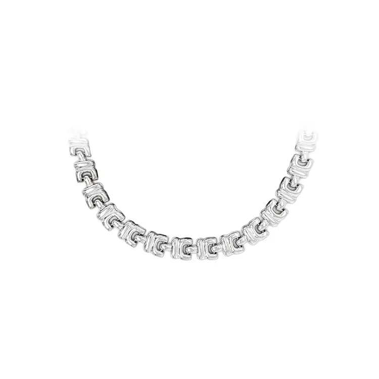 Women’s white gold necklace