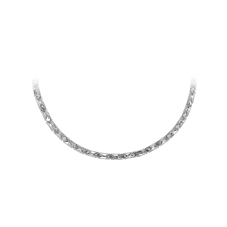 Women’s white gold necklace