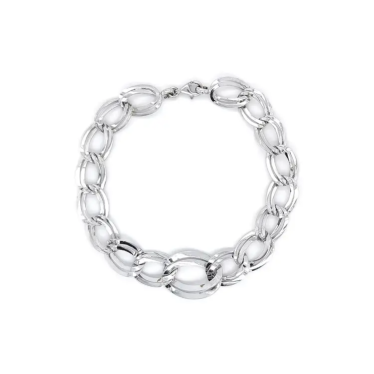 Elegant women’s white gold bracelet
