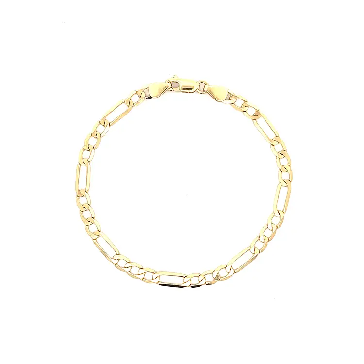 Elegant Gold Figaro Bracelet