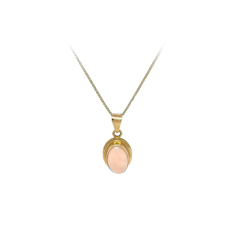 Exclusive Gold Pendant with Coral