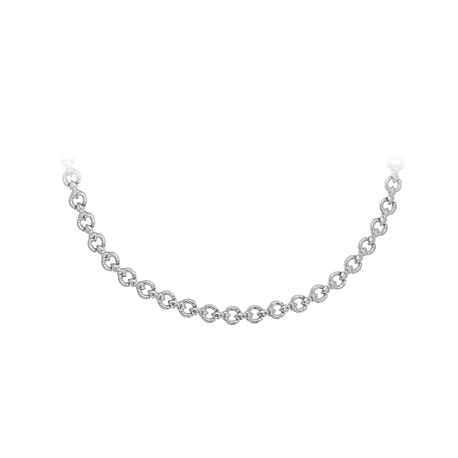 Women’s white gold necklace