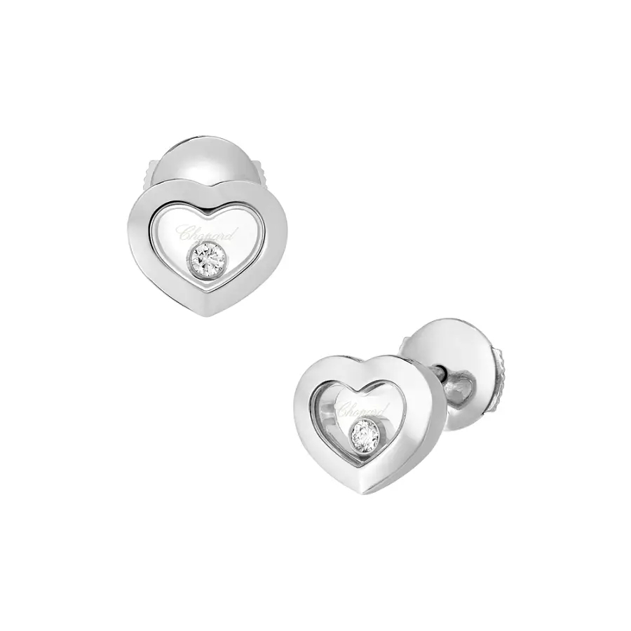 Gold Earrings Chopard Happy Diamonds 83A054-1001