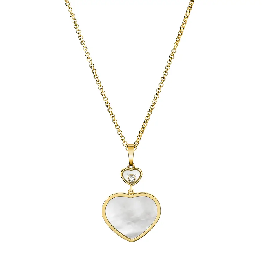 Gold Pendant Chopard Happy Hearts 797482-0301