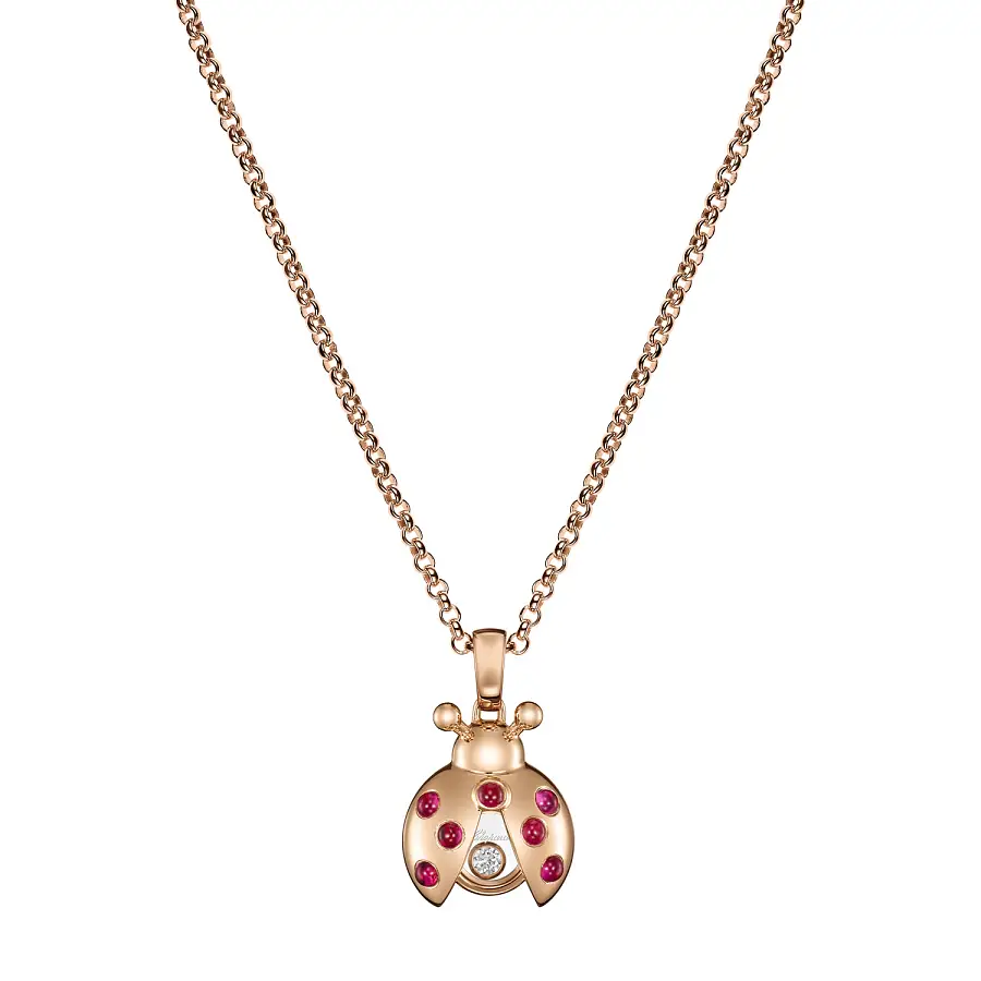 Gold Pendant Chopard Happy Diamonds Ladybird 79A186-5001