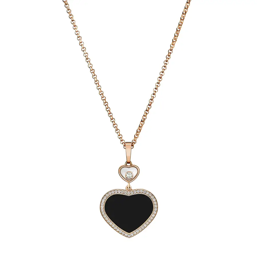 Gold Pendant Chopard Happy Hearts 79A074-5201