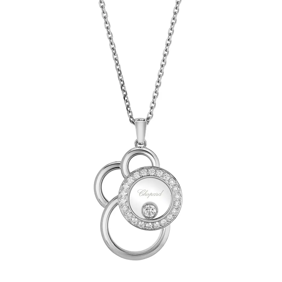 Gold Pendant Chopard Happy Diamonds 799888-1002
