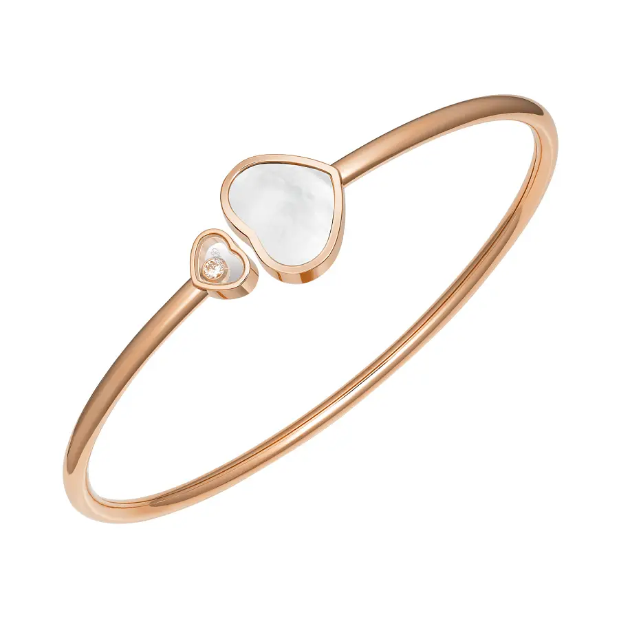 Gold Chopard Happy Hearts Bracelet 14cm 857482-5301